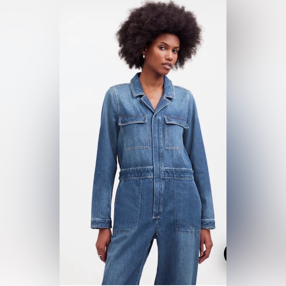 Madewell sz XXS Utility Coveralls Dewitt Wash jumpsuit Jean great condition